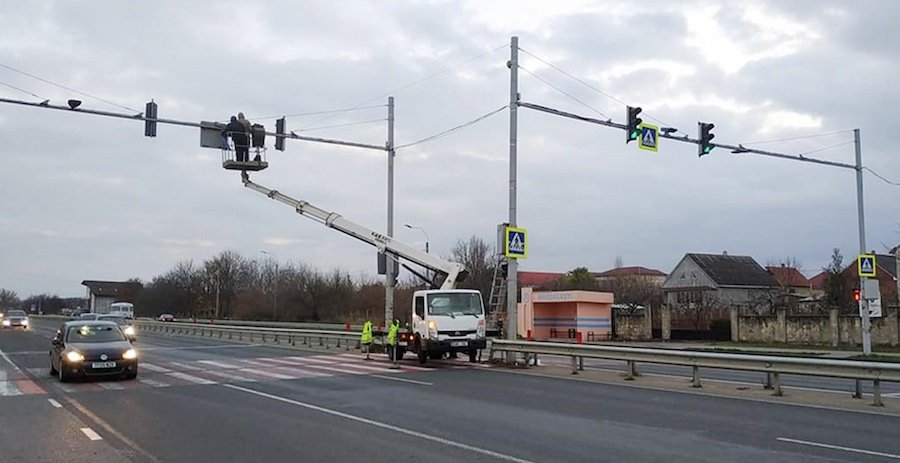 Unele camere de trafic de pe traseele din Moldova sunt demontate temporar