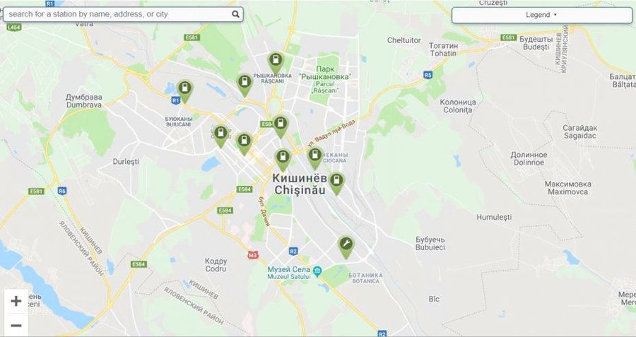 Unde la Chișinău sunt instalate primele 10 încărcătoare pentru mașinile electrice