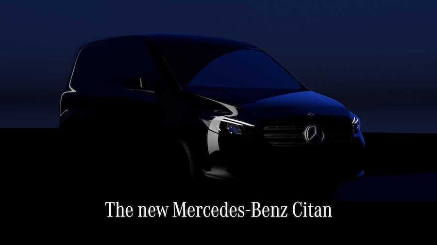 2022 Mercedes Citan Teased Ahead Of August 25 Debut
