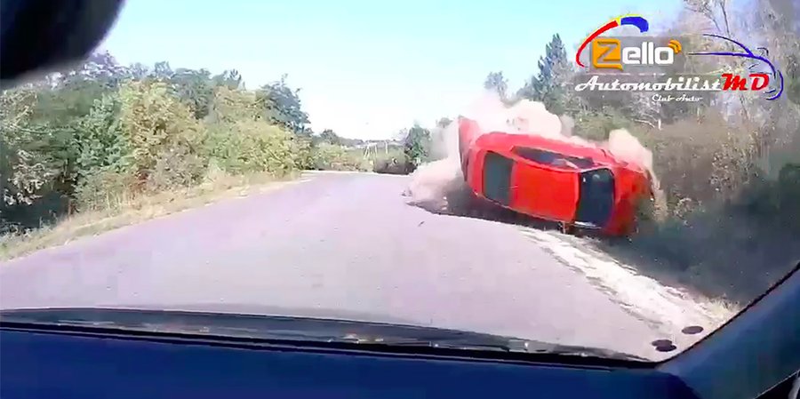 Şoferul care s-a răsturnat azi pe traseul din Leova nu avea permis de conducere!