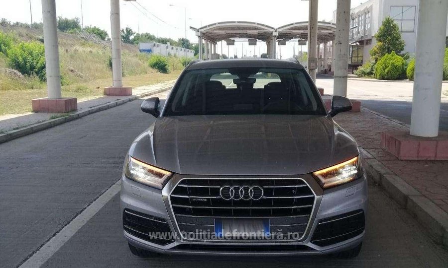 Transport la cerere pentru 100 de dolari! Cum un moldovean a fost prins încercând să aducă în ţară un Audi dat în căutare