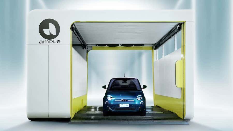 These Fiat 500e EVs Can Swap A New Battery In Just Five Minutes