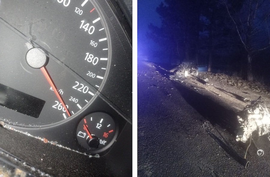 Accident teribil în raionul Briceni! Acul vitezometrului s-a oprit la aproape 260 km/h