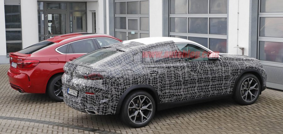 2020 BMW X6 spied at the Nurburgring with its interior exposed