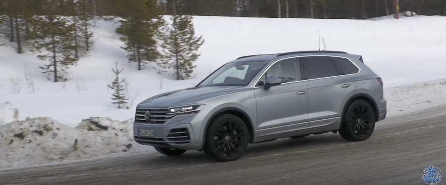 Refreshed Volkswagen Touareg Spied On Video Looking Almost Production-Ready