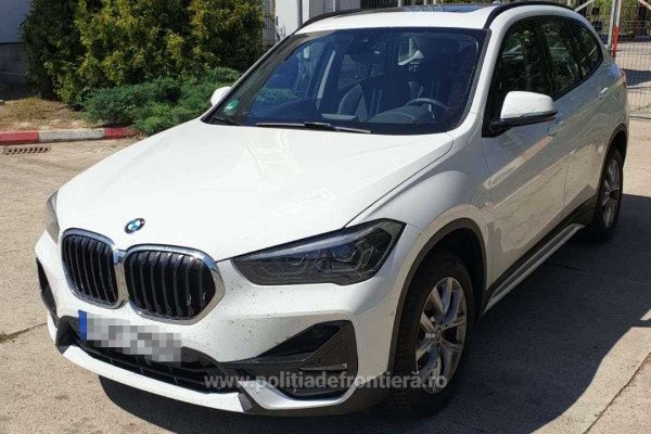 BMW X1 din 2020, condus de un moldovean, reținut de Poliția de Frontieră Română. Mașina era căutată în Germania