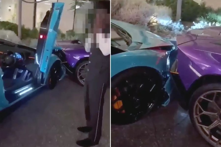 Плохой день: парковщик разбил сразу два Lamborghini одного владельца