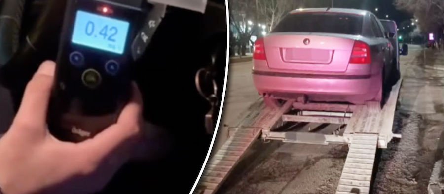 В Бельцах задержали пьяного водителя