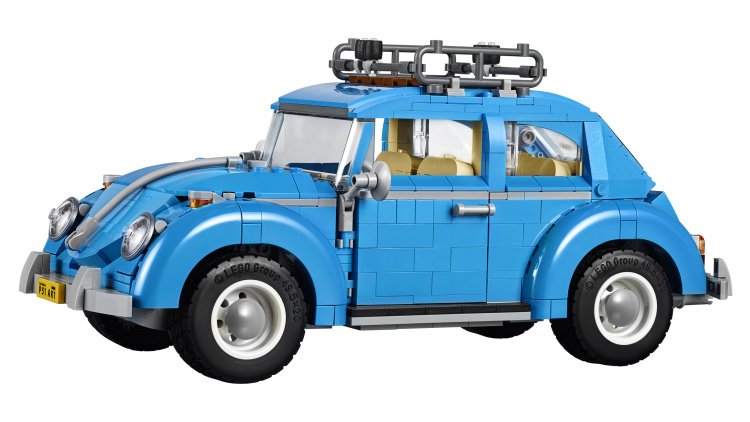 This LEGO VW Beetle is pretty darn neat