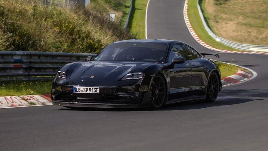 New Porsche Taycan Buries The Tesla Model S Plaid With 7:07 Ring Lap Record