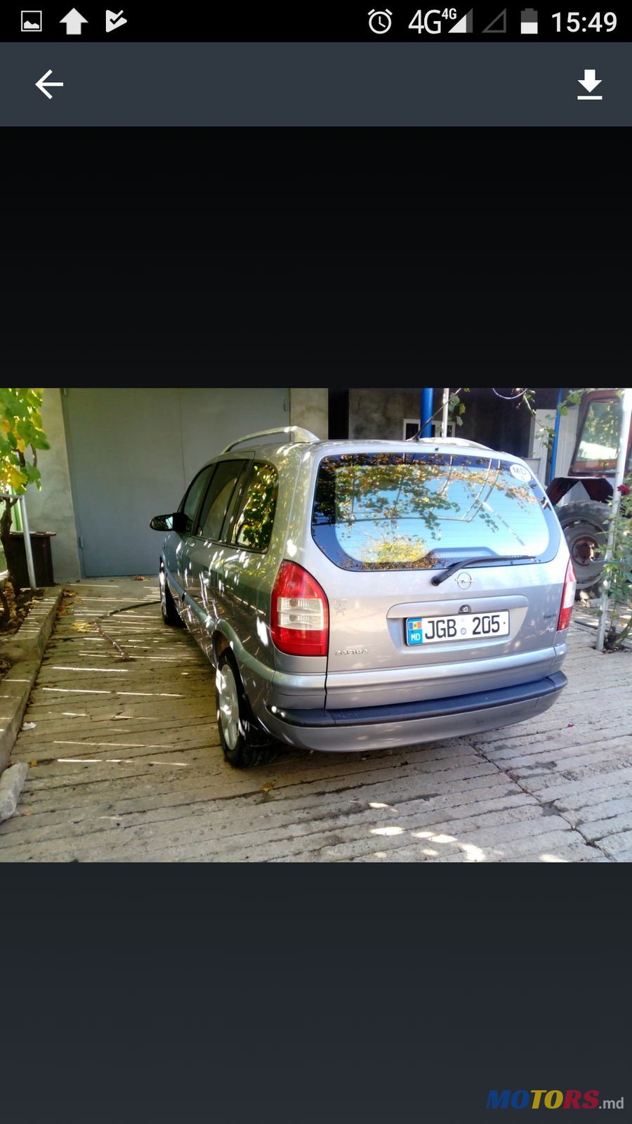 2004' Opel Zafira photo #1