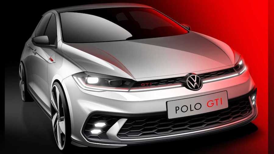2021 Volkswagen Polo GTI Teases Facelift In Design Sketch