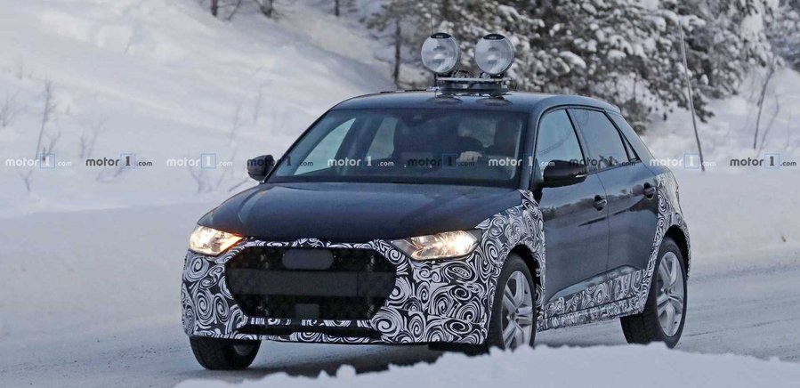 New Audi A1 Allroad Spied Getting Snowy With It