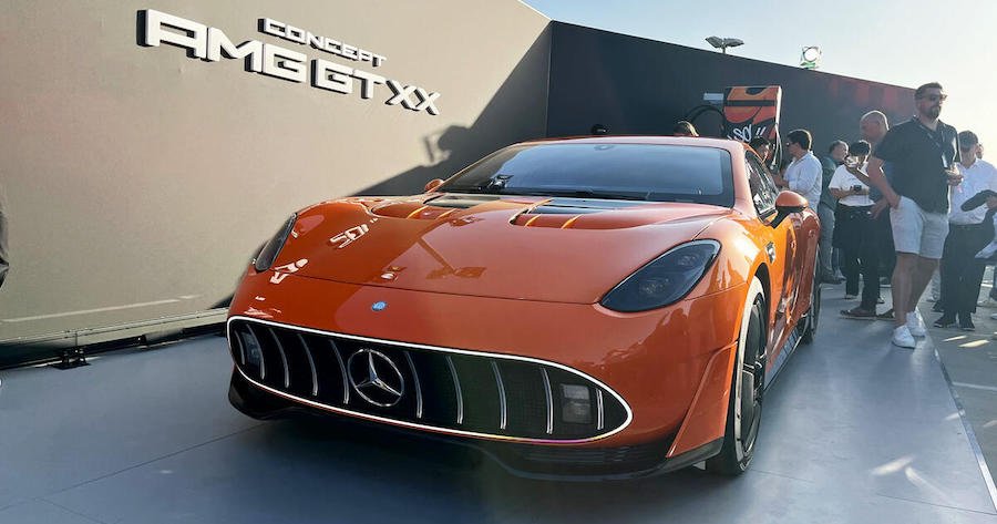 The Concept AMG GT XX Tops 200 MPH, Charges In Minutes