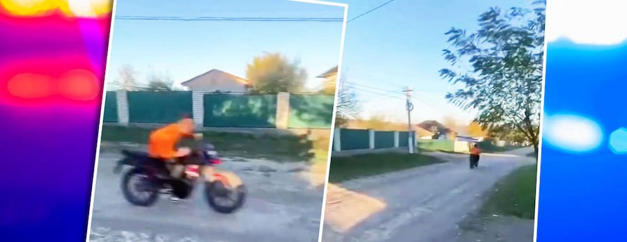Un minor din satul Drochia, trimis în judecată de poliție pentru deplasare cu motocicleta cu viteză