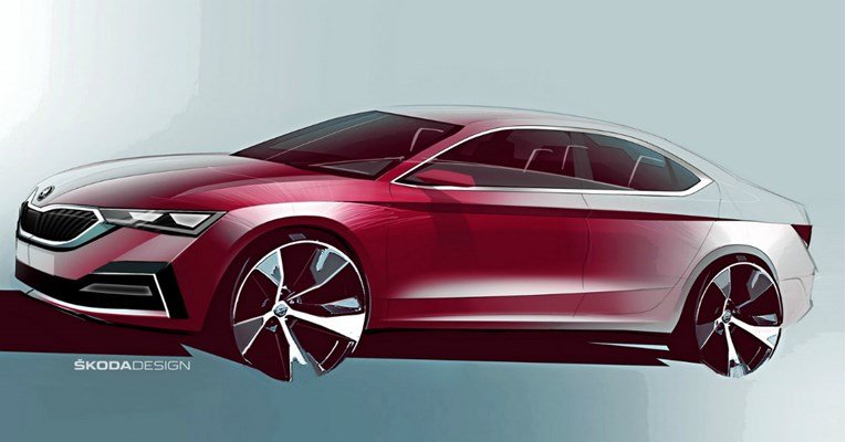 2020 Skoda Octavia Officially Teased With Attractive Sketches
