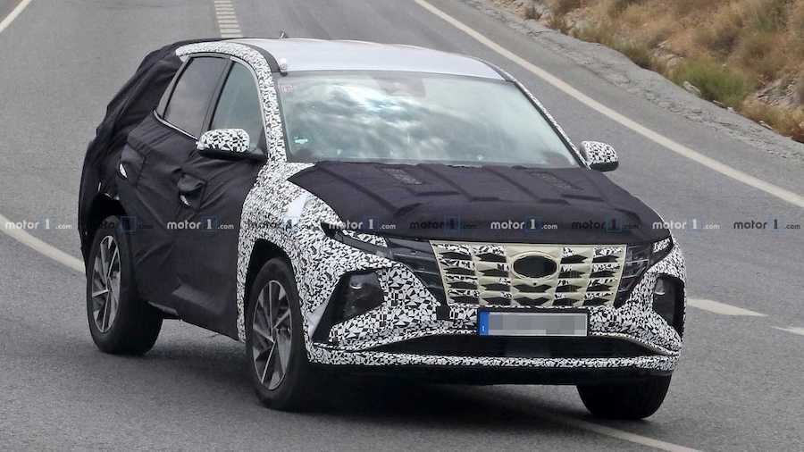 Кроссовер Hyundai Tucson нового поколения замечен на испытаниях в Индии