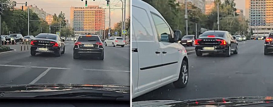 В столице оштрафовали водителя, который неадекватно вёл себя на дороге