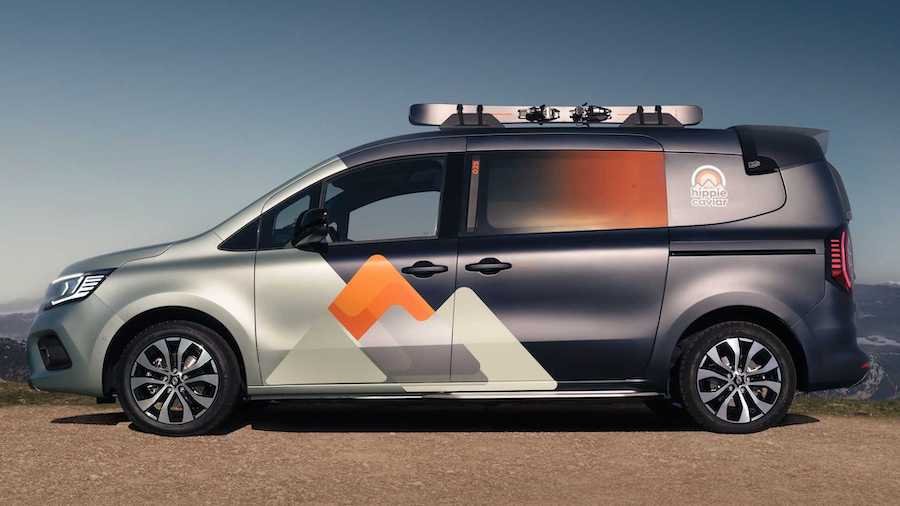 Renault Teases New Camper Van Showcar Based On The Electric Kangoo