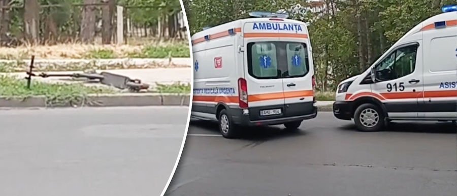 В Кишиневе водитель сбил пожилого мужчину и скрылся с места происшествия