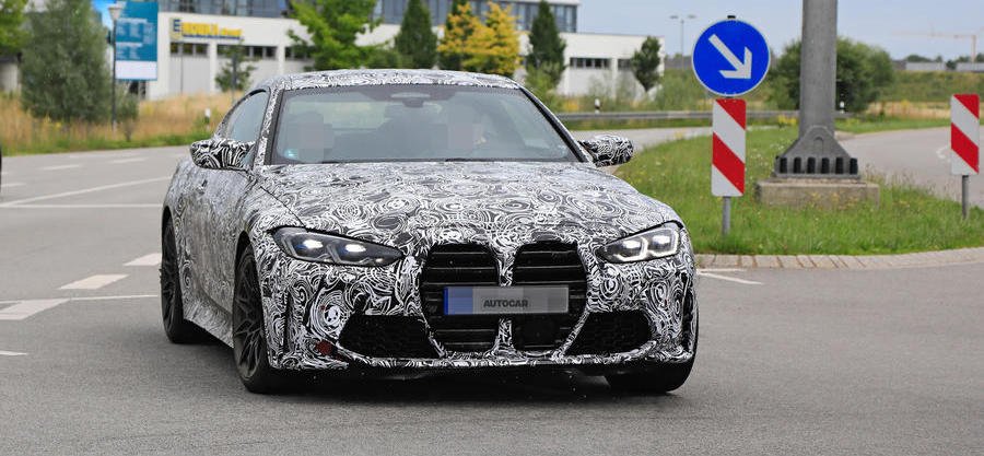 New 2021 BMW M4: prototype reveals bold front end