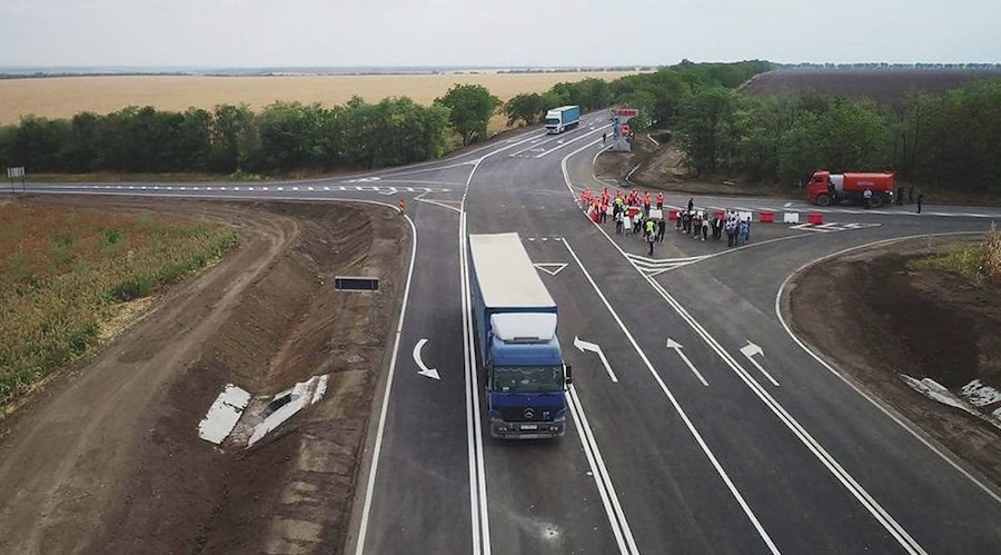 Drumul de ocolire a satului Troiţa Nouă, parte a celui mai important traseul sud-estic din Moldova, a fost finalizat şi deschis circulaţiei