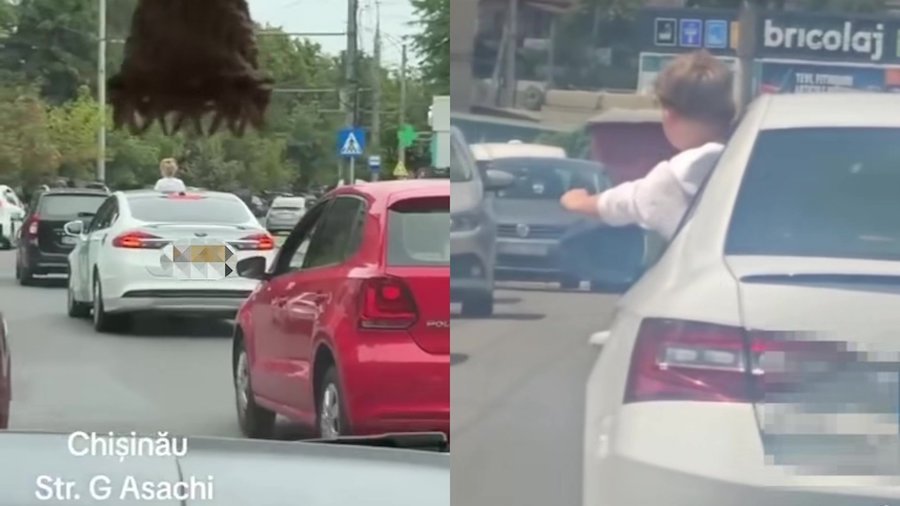 Poliția se ia de șoferii care le permit minorilor să iasă din cabină în timpul deplasării