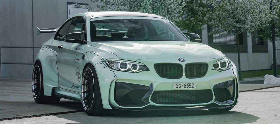 Outlandish BMW M2 Wears Seriously Wide Body