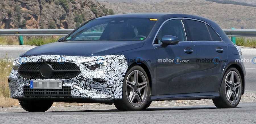 Mercedes A-Class Spied Hiding Mid-Cycle Refresh With Little Camo