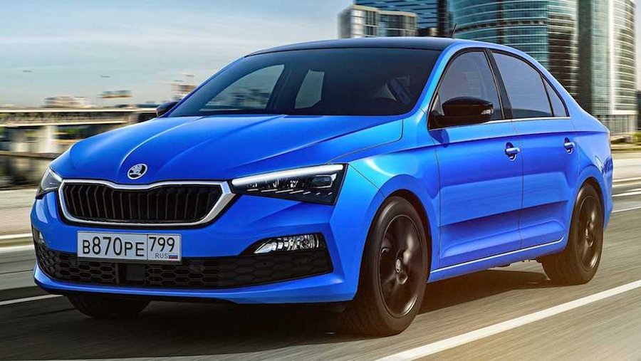 2020 Skoda Rapid Revealed With Strong Scala Design Cues