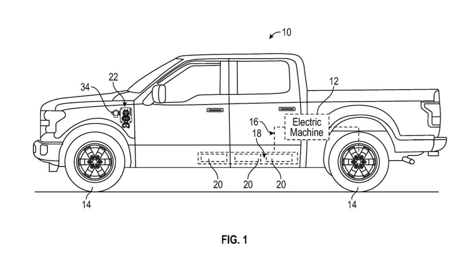 Ford Patent Shows Plan For 800-Volt EV Architecture And Split Battery Pack