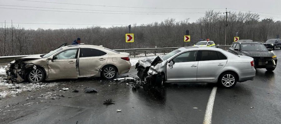 Из-за неблагоприятных погодных условий в Оргеевском районе произошли пять ДТП