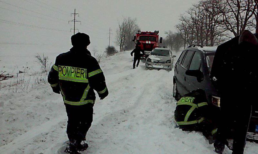 Moldova înghețată. Situația în țară la unu martie: În UTA Găgăuzia 12 mașini au rămas împotmolite