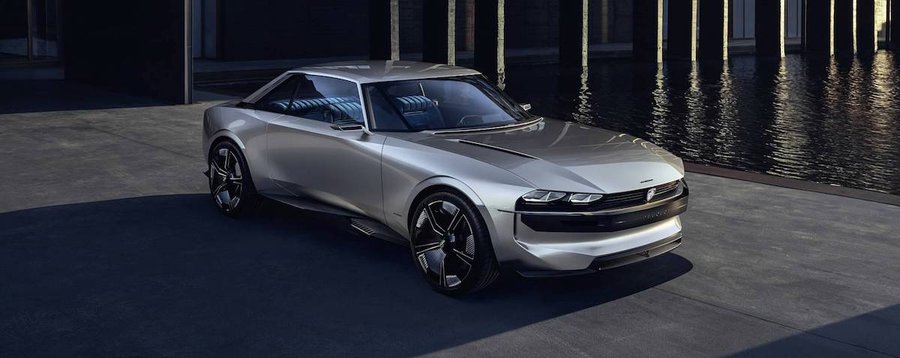 Peugeot E-Legend concept is an electric take on a classic coupe