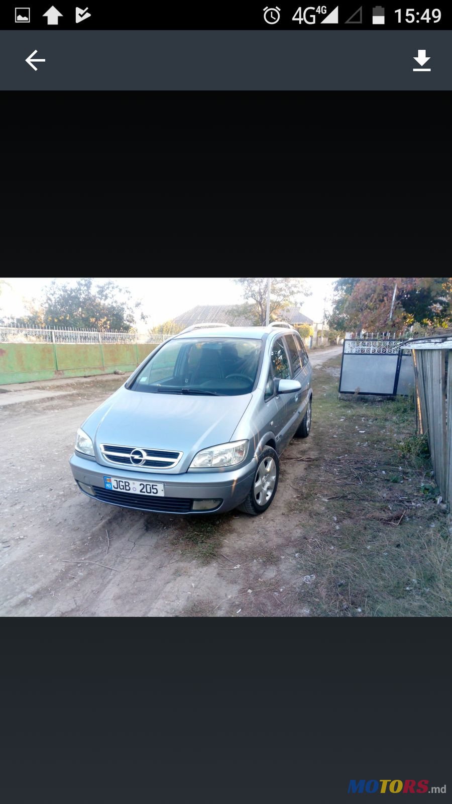 2004' Opel Zafira photo #2