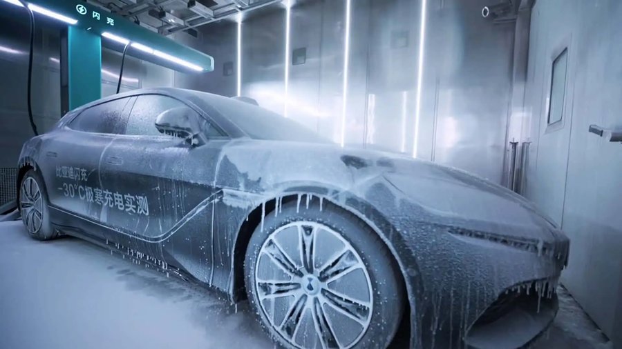Frozen To -22 Degrees, BYD’s New EV Just Charged To 97% In Only 12 Minutes