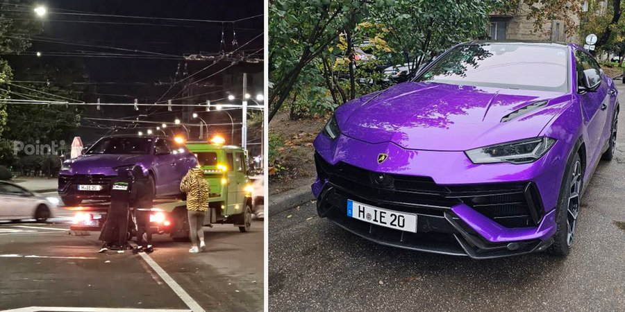 Un Lamborghini Urus și un VW Passat s-au ciocnit în intersecția Decebal-Dacia. Vezi momentul