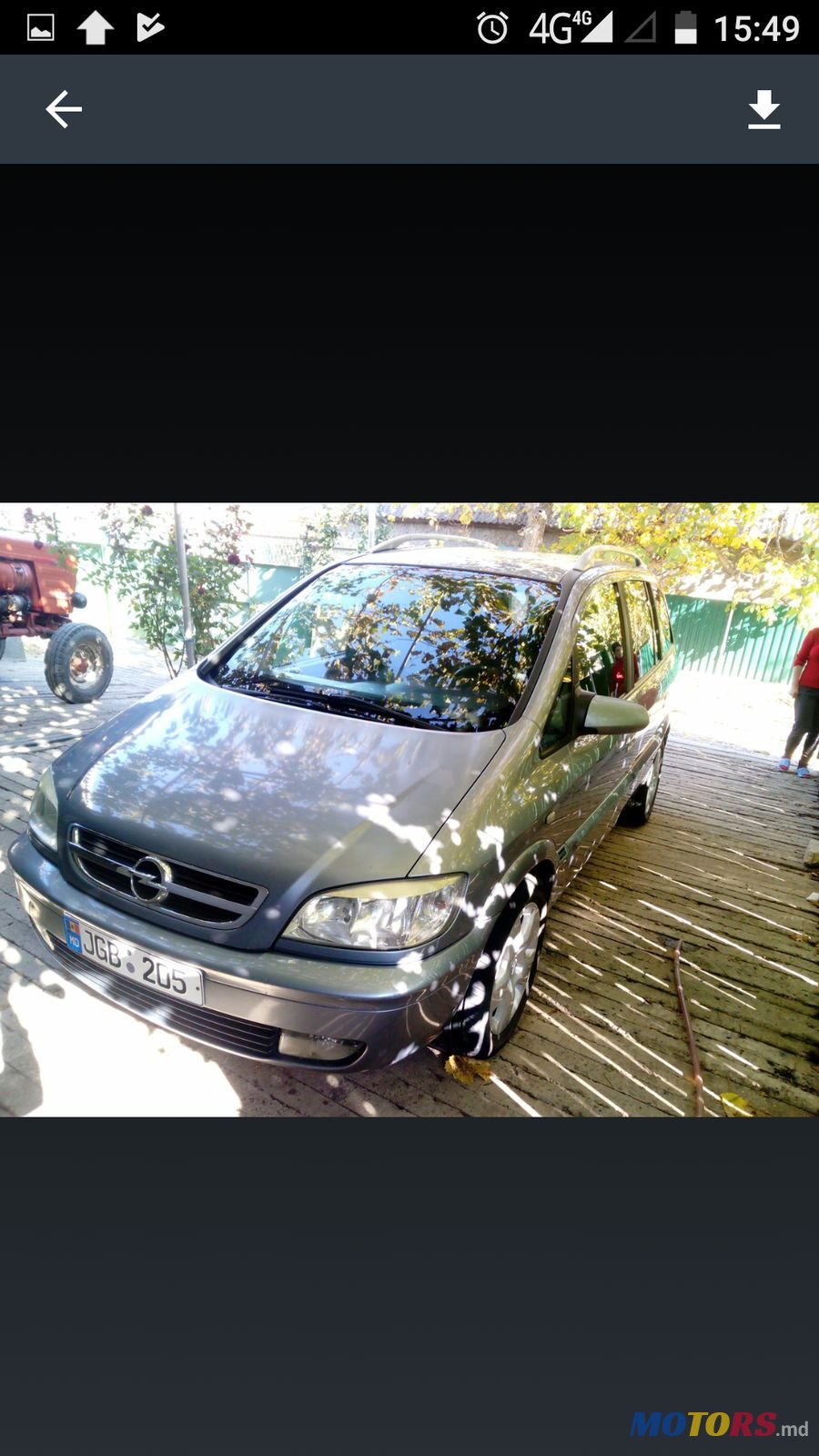 2004' Opel Zafira photo #5