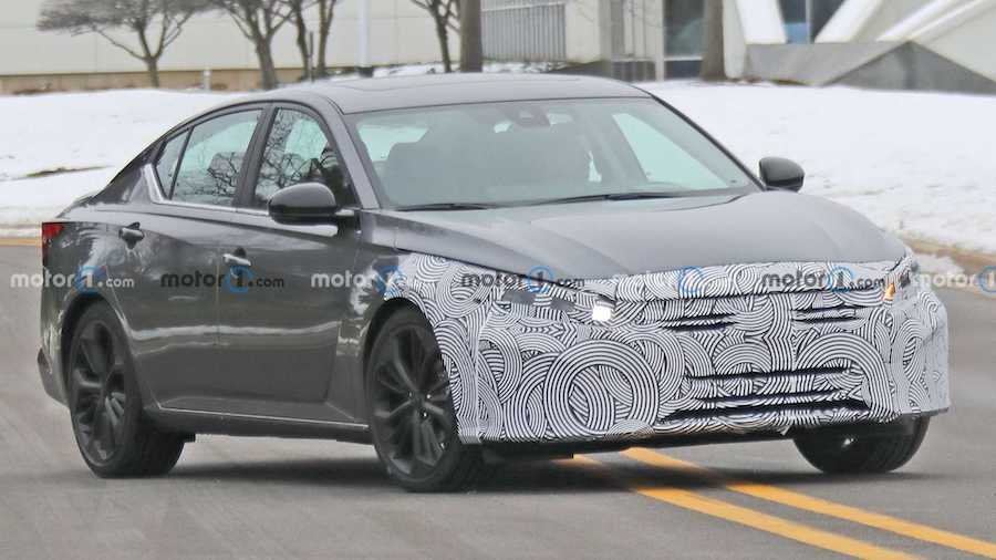 2023 Nissan Altima Caught Hiding Mild Redesign In First Spy Shots