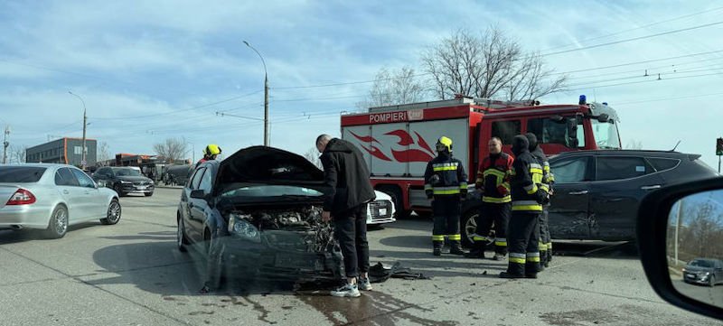 Accident șoseaua Hâncești, Chisinau, 15.03.2026
