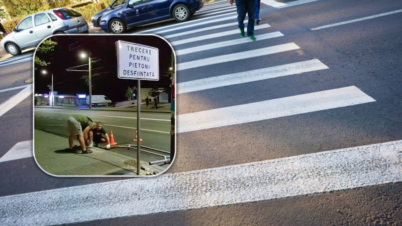 O trecere de pietoni din Chișinău, desființată: Cetățenii, nemulțumiți