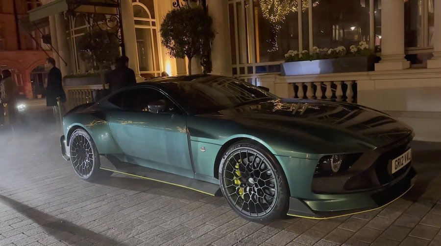 Celebrity Chef Gordon Ramsay Drives His $1.5M Aston Martin Valour in London