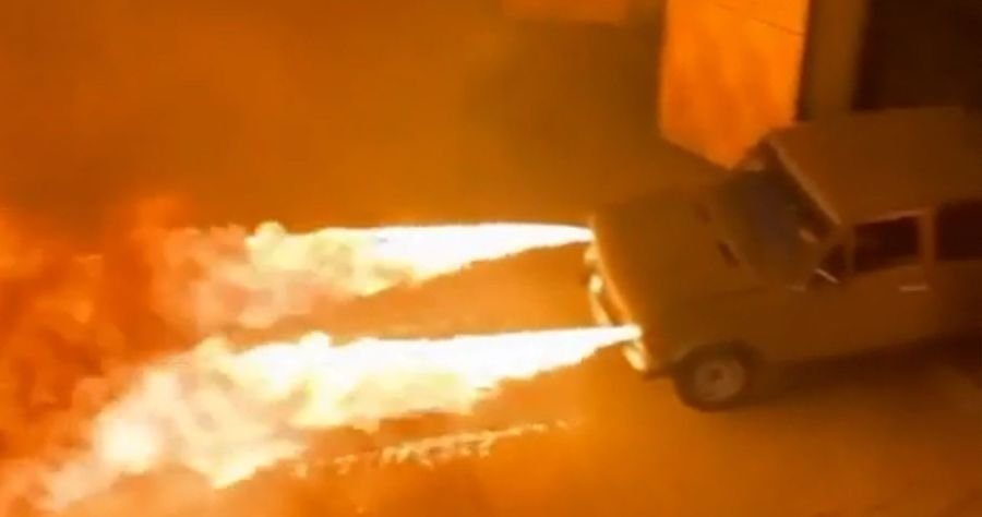 Flamethrower Car Comes From, You Guessed It, Russia