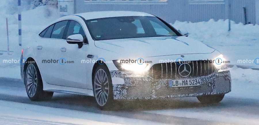 Mercedes-AMG GT73e Spied Enjoying The Snow