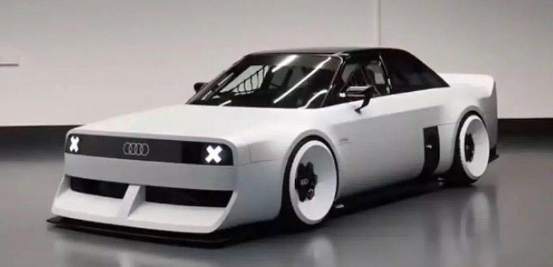 Audi's GT50 Is Teleported From the 1980s, Has a Five-Cylinder Turbo Engine Under the Hood