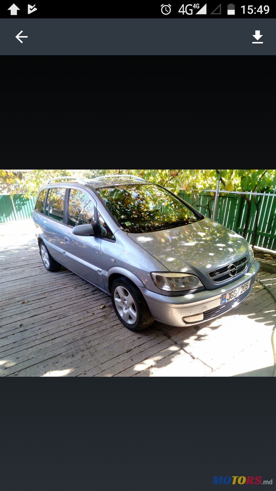 2004' Opel Zafira photo #6