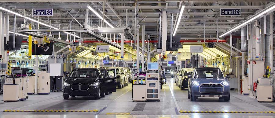 BMW cars now drive themselves off the assembly line