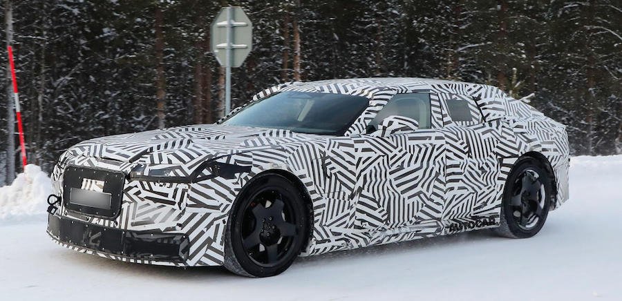 Jaguar super-GT spy photo by Autocar