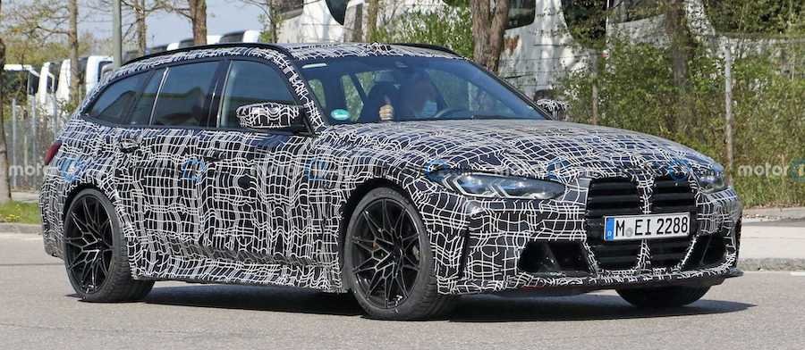 BMW M3 Touring Spied On The Streets Of Munich Still Camouflaged