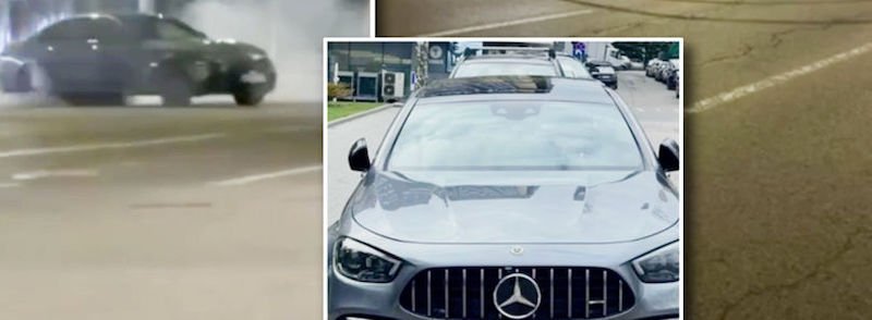 Poliția a găsit și liniștit încă un amator de a șterge cauciucuri pe străzi din Chișinău